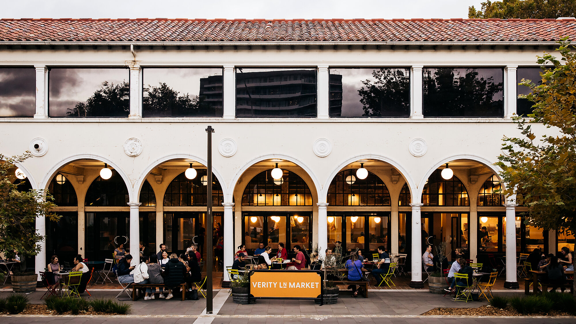 Interior photograph of Verity Lane Market by Lean Timms